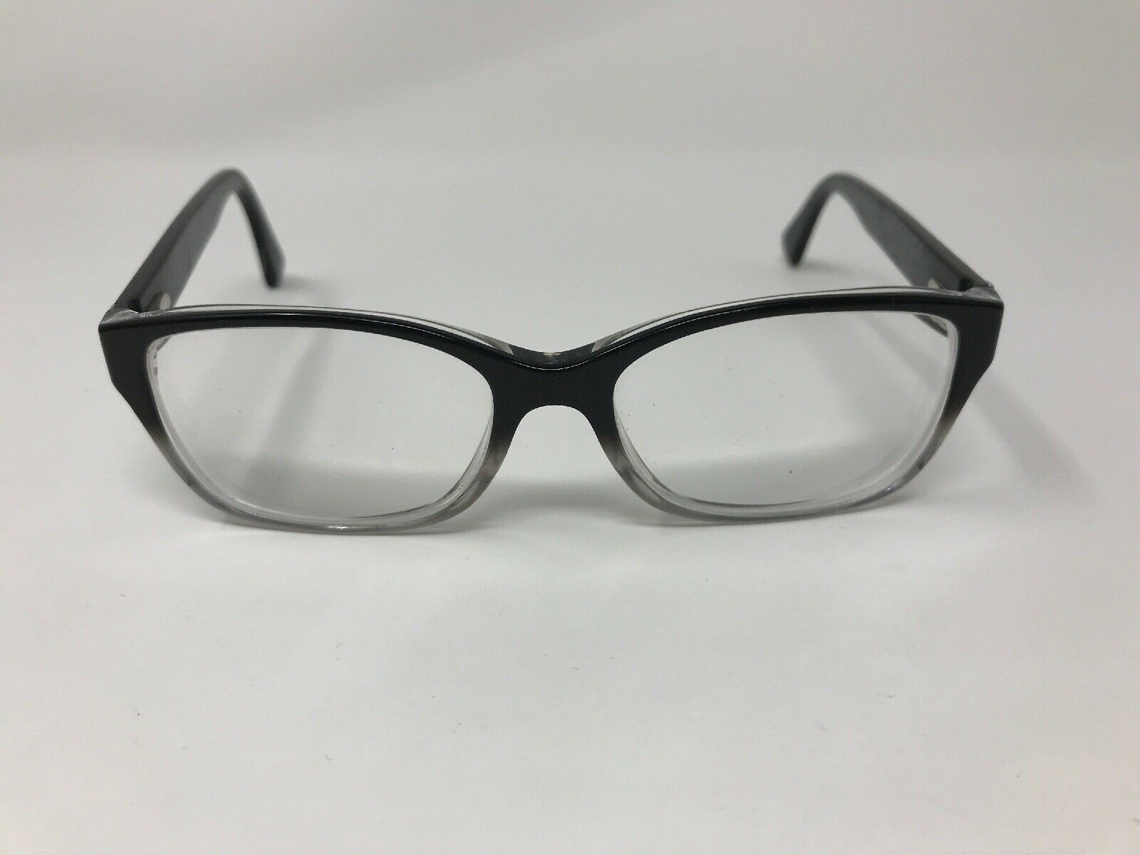 RALPH LAUREN Eyeglasses Frame RA7064 1427 52-16-135 Black Clear Fade ...