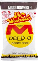 Middleswarth Kitchen Fresh Potato Chips Bar-B-Q Flavored, 4-Pack 9 oz. Bags - $35.59
