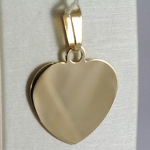 18K YELLOW GOLD HEART, PHOTO & TEXT ENGRAVED PERSONALIZED PENDANT 22 MM, MEDAL image 1