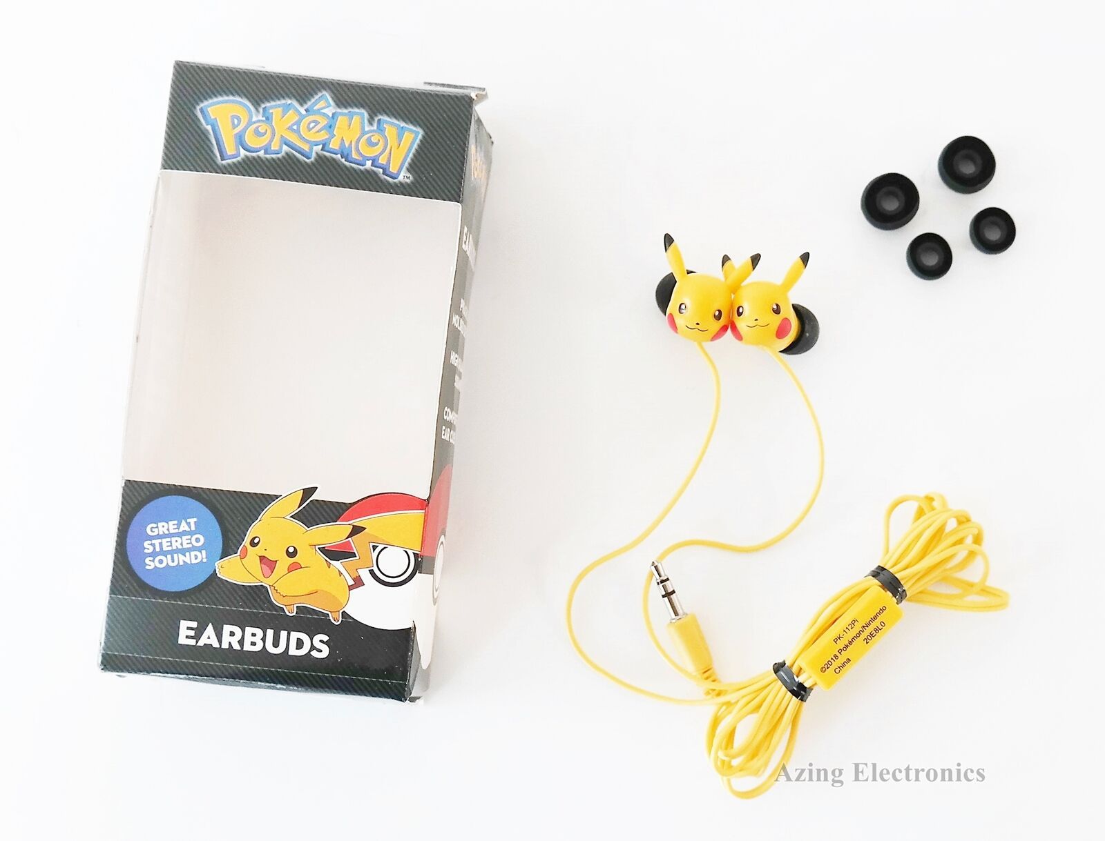 eKids Pokemon Pikachu Wired Earbuds Headphones