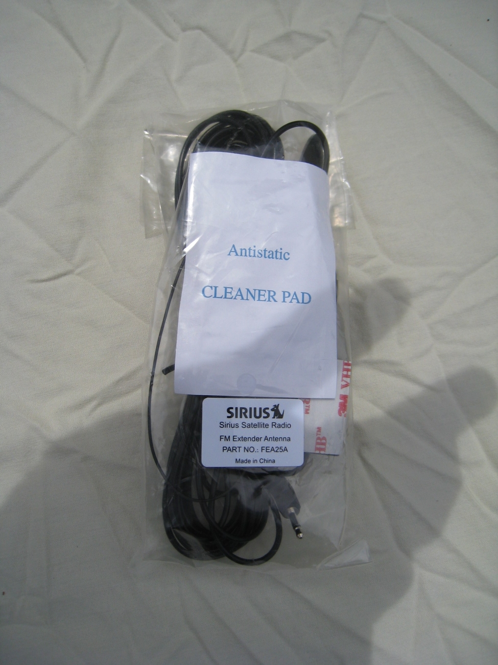 SIRIUS SATELLITE RADIO FM EXTENDER BOOSTER AMPLIFIER ANTENNA CABLE KIT FEA25A 