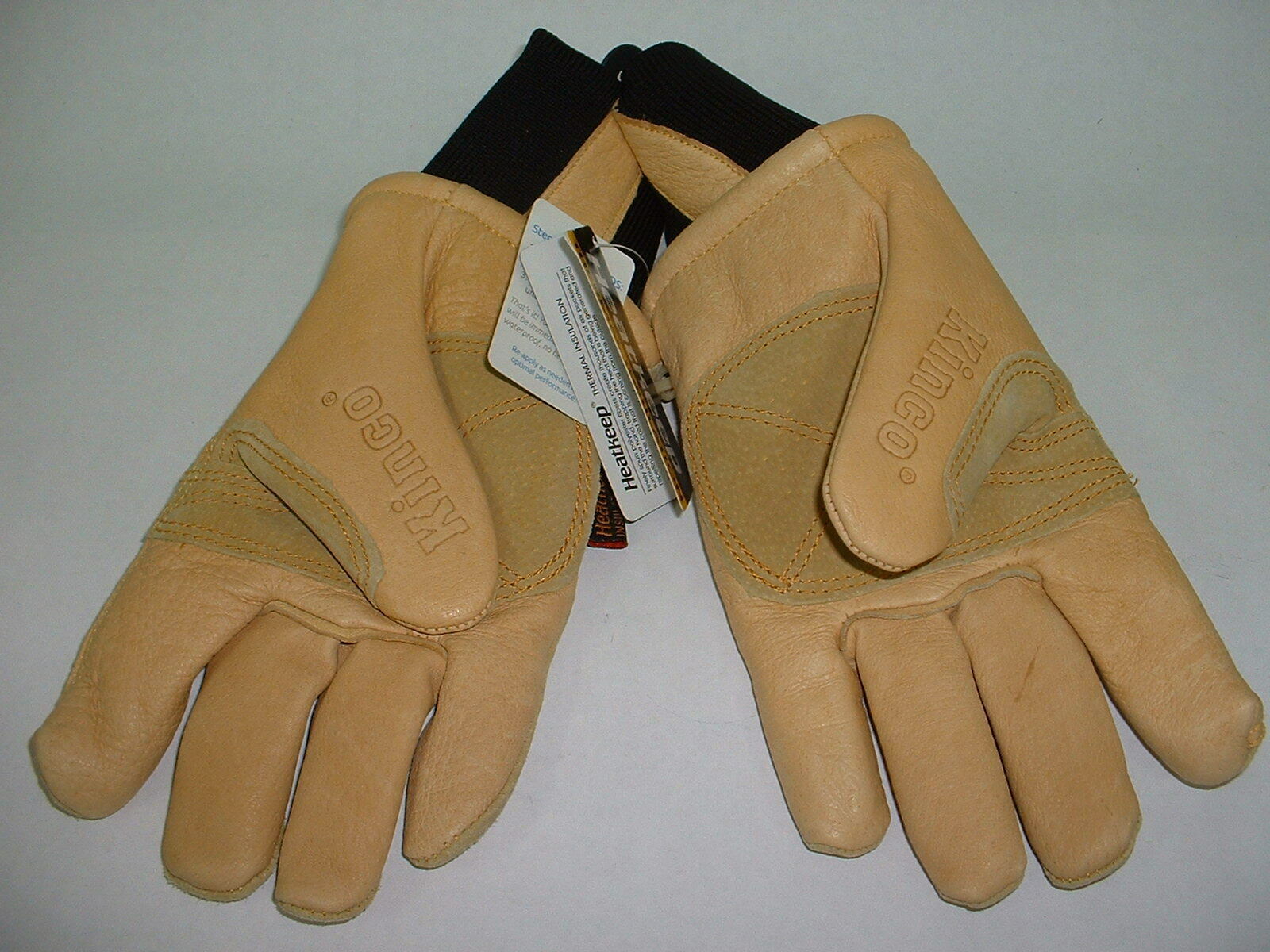 KINCO 901 Men's Pigskin Leather Ski Glove, HeatKeep Thermal Lining
