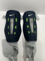 Nike #90 Youth Soccer Shin Guards Blue Large 5’7-5’11 - £11.05 GBP