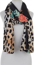 IMAN Global Chic Reversible Printed Woven Scarf NEUTRAL NEW 749-039 - $18.79