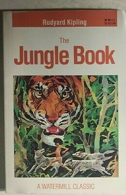 THE JUNGLE BOOK by Rudyard Kipling (1980) Watermill Classic softcover ...