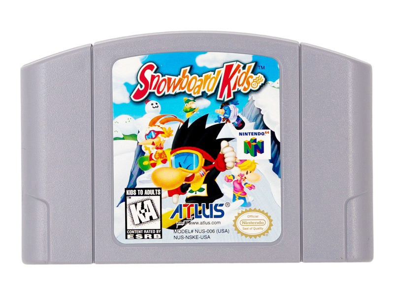 Snowboard Kids Game Cartridge For Nintendo 64 N64 USA Version
