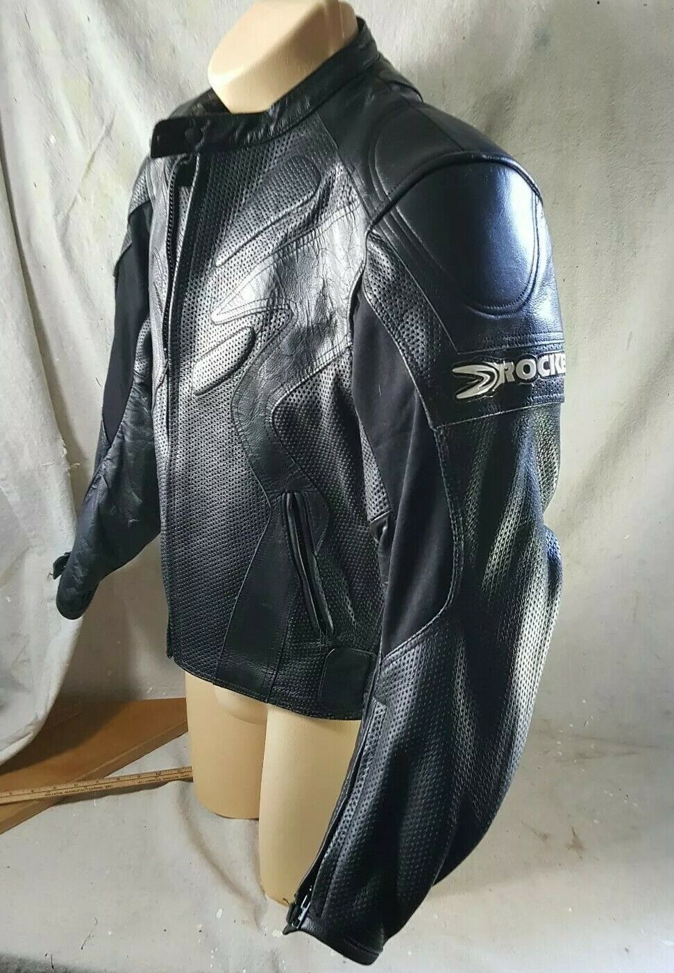 Joe Rocket Heavy Motorcycle Leather Jacket With Pads 48/ 58 Jackets