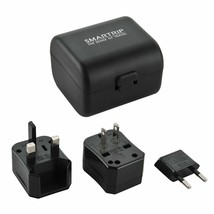 Detachable Universal Travel Worldwide Plug Adapter Set, 3 Piece Set Case... - £4.86 GBP