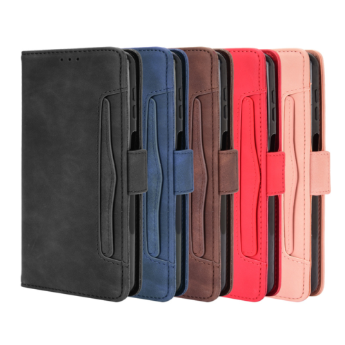 For Motorola Moto G9 Play G8 Power G 5G E7 Wallet Case Leather Flip Cover