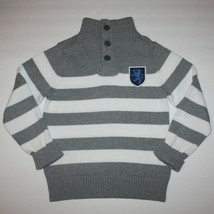 Tommy Hilfiger Boy's Gray Stripe Sweater Top size 6 7 - $19.99