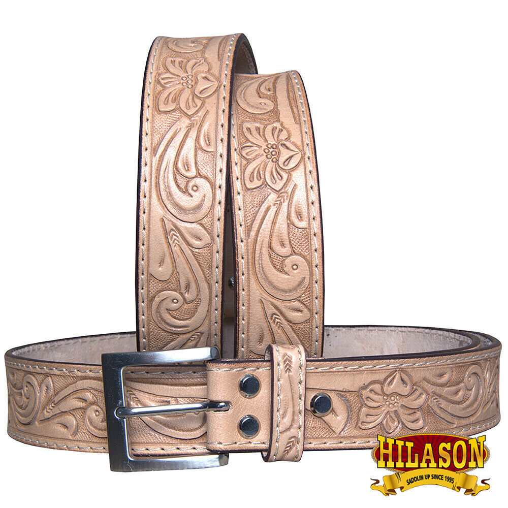 Leather Gun Holster Belt Handmade Concealed Carry Stitch Hilason U-T301