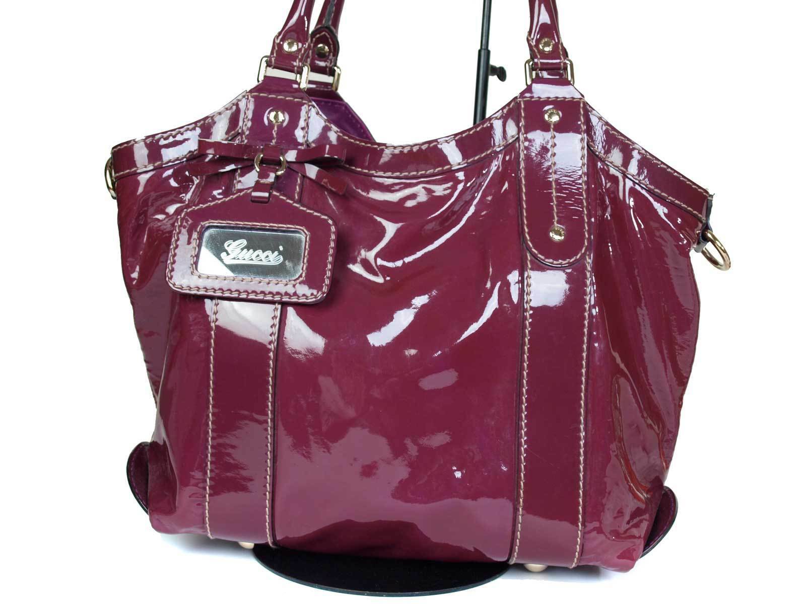 gucci patent leather purse