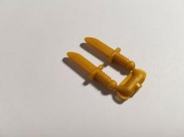 Lego Lot of 2 Pearl Gold Knife Dagger Castle Pirates Ninjago Minifigure ... - $1.89