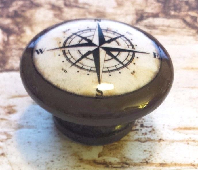 Handmade Nautical Knob Espresso Brown And Similar Items