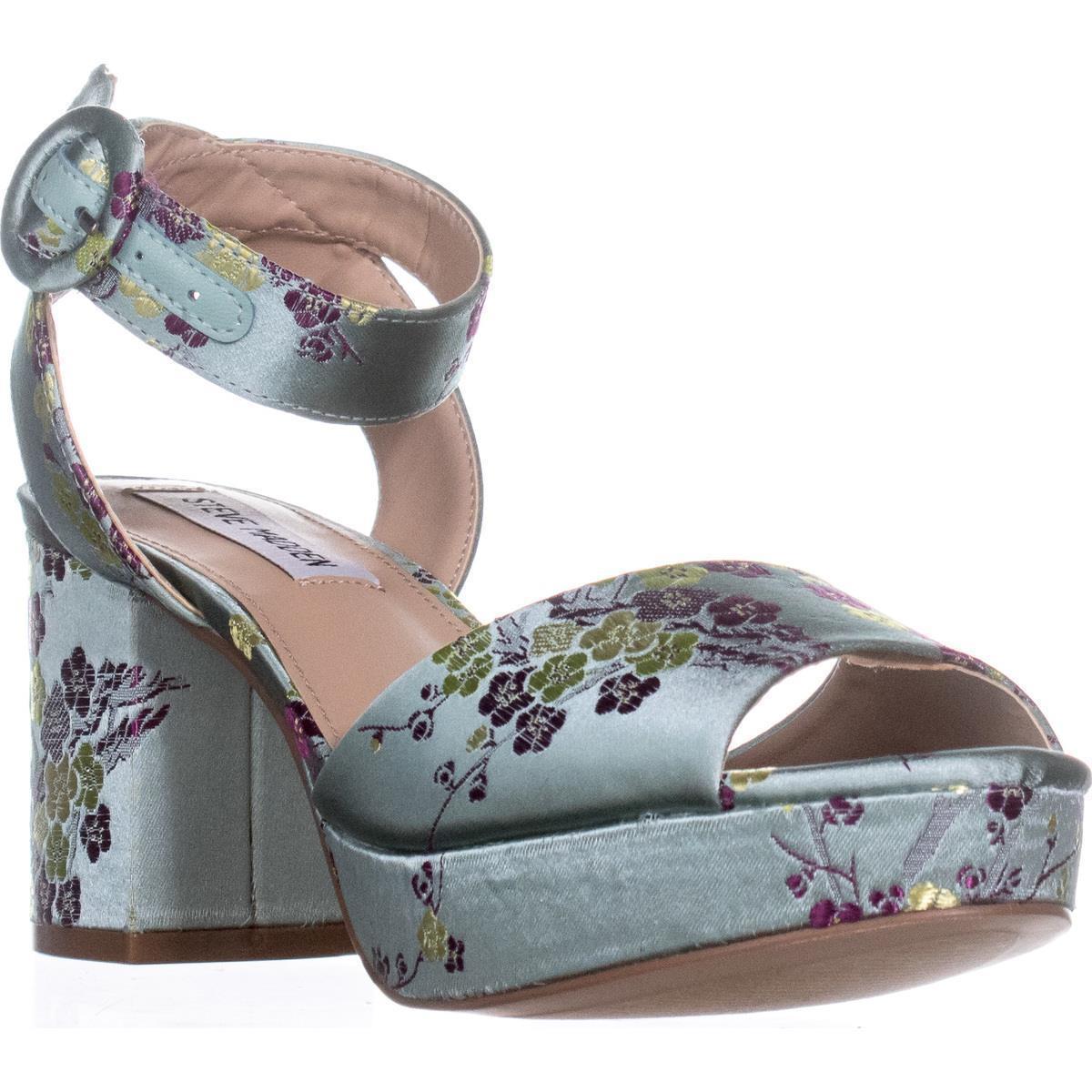Steve Madden Tickle Two-Piece Platform Sandals, Floral Multi - Sandals & Flip Flops
