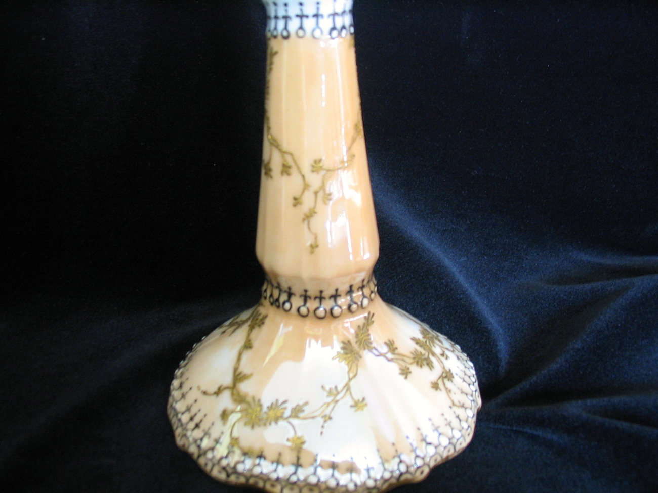 Limoges Candle Holder Vintage Signed N D N Limoges