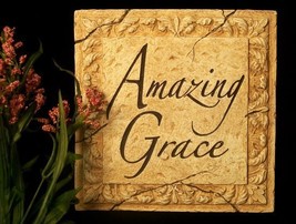 Amazing Grace Inspirational Plaque - $10.00