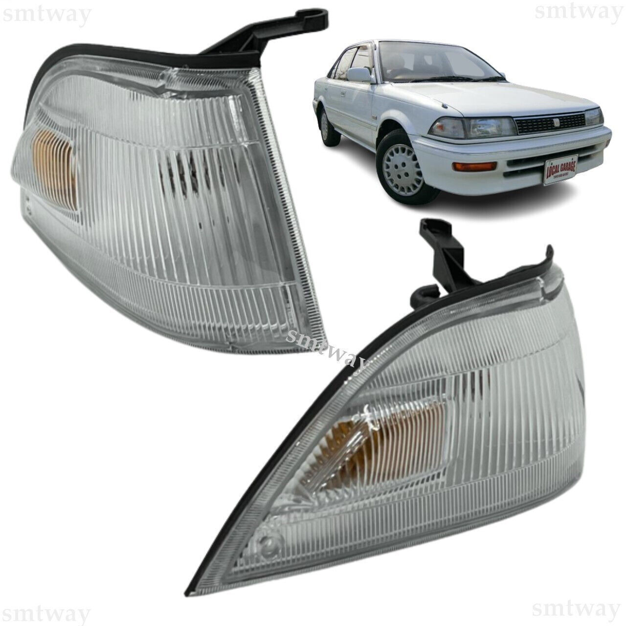 LEFT SIDE TOYOTA COROLLA AE90 AE92 EE90 SEDAN CORNER LIGHTS TURN SIGNAL ...