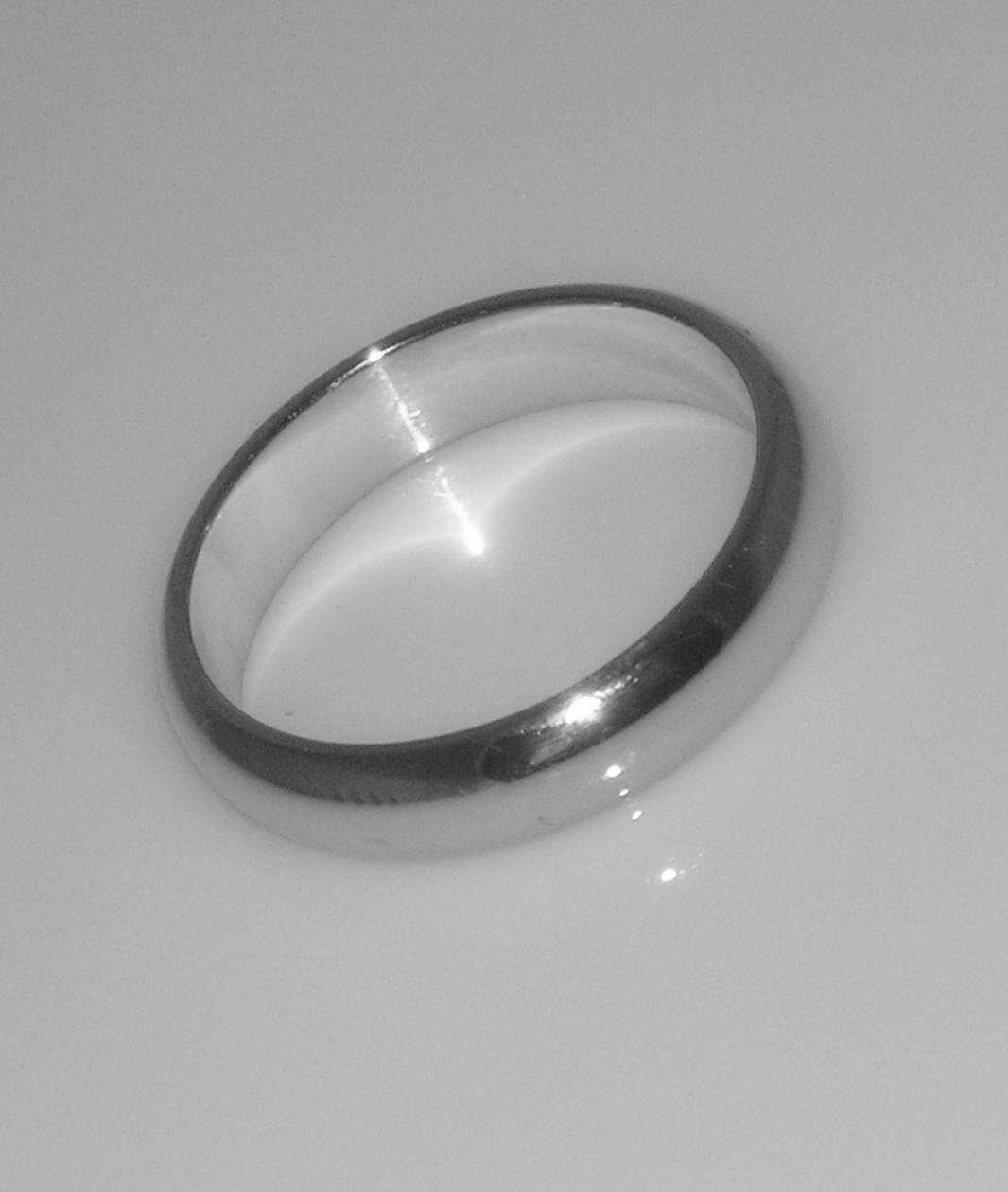 Circle of Love Wedding Band Stainless Steel Size 4 Bands without Stones