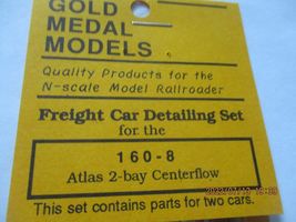 Gold Medal Models # 160-8 Atlas 2-Bay Centerflow Hopper. 2 Car set N-Scale image 4