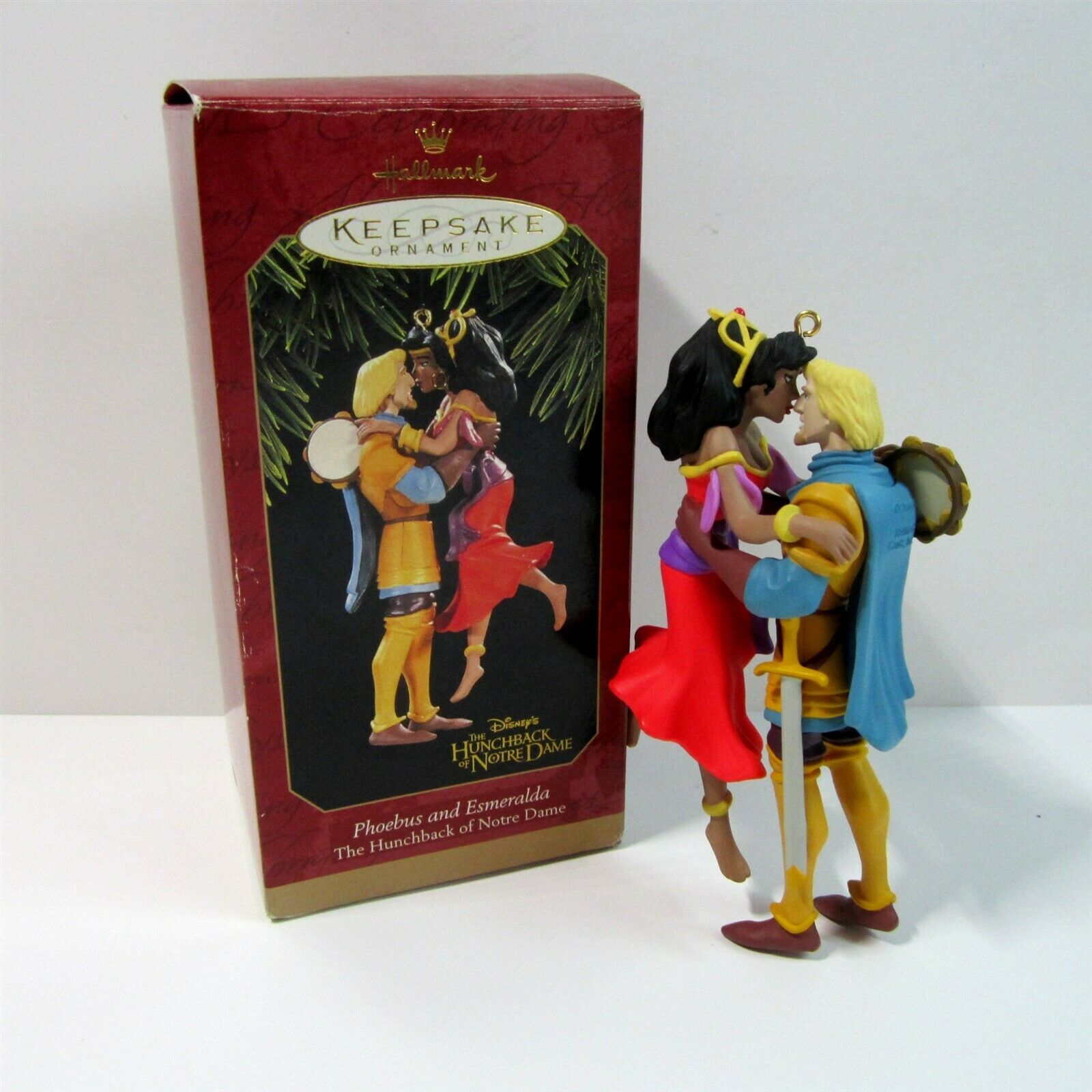 Hallmark Disney Hunchback Of Notre Dame Phoebus And Esmeralda Christmas Ornament Ornaments 