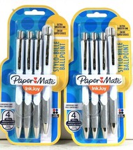 2 Packages Paper Mate Ink Joy Ultra Smooth 4 Count 1.0mm Medium Ballpoint Pens