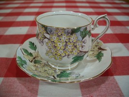 Royal Albert Bone China Tea Cup & Saucer "Hawthorn" Pattern, Flower of the Month - $21.53