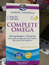 nordic naturals complete omega 565 mg omega + 70 mg GLA fish oil joints ... - $44.55