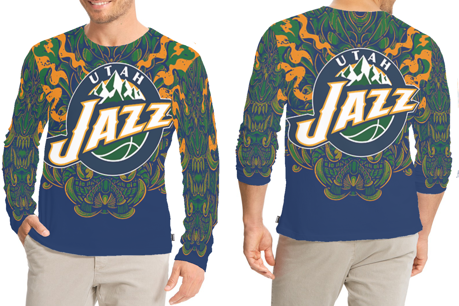 utah jazz mountain shirt
