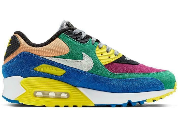 Nike Air Max 90 Qs Viotech 2.0 Lucide Vert à Peine Gris Jeu Royal 