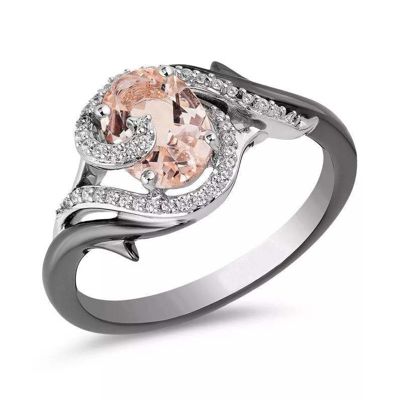 Enchanted Disney Engagement Ring Villains Swirl Diamond Promise ...