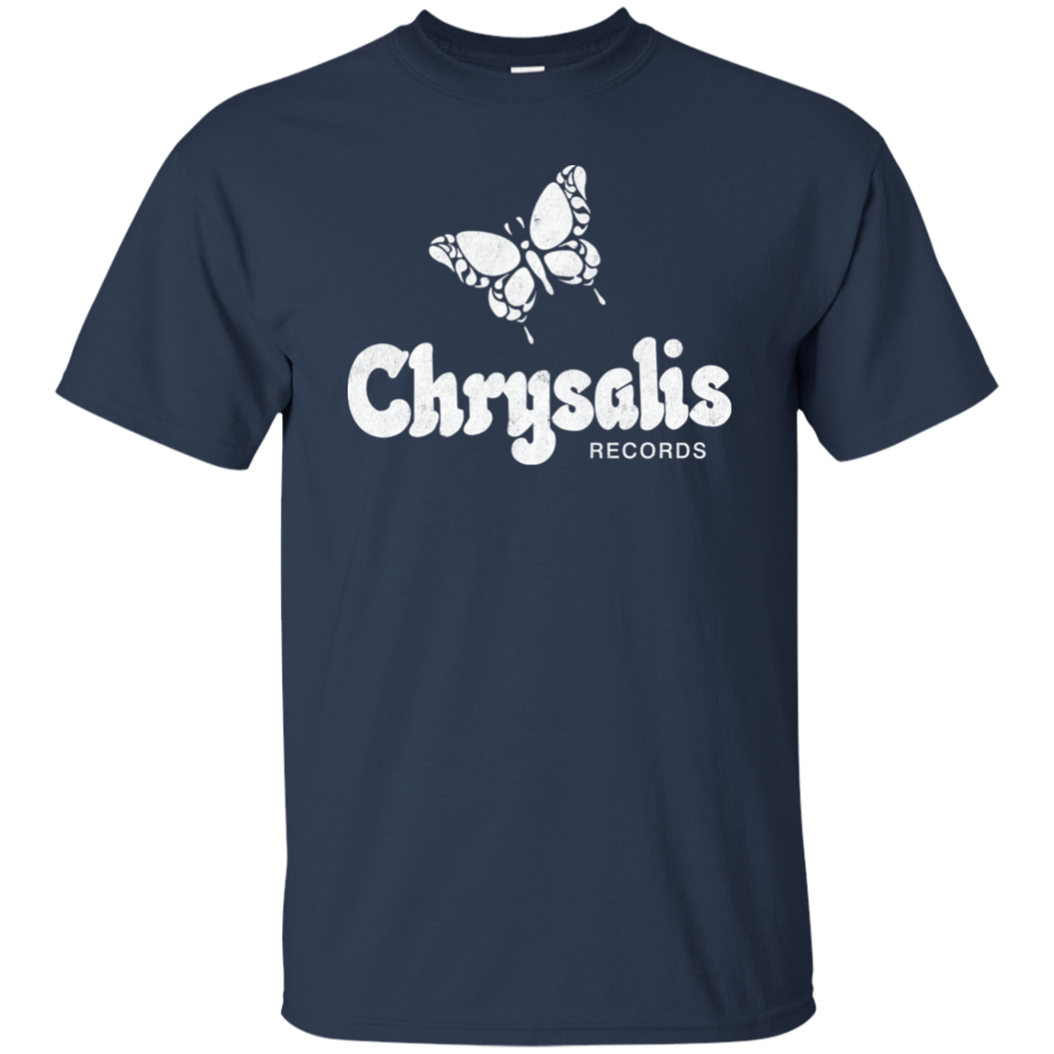 Chrysalis, Record Label Gildan Ultra Cotton T-Shirt - Navy ...
