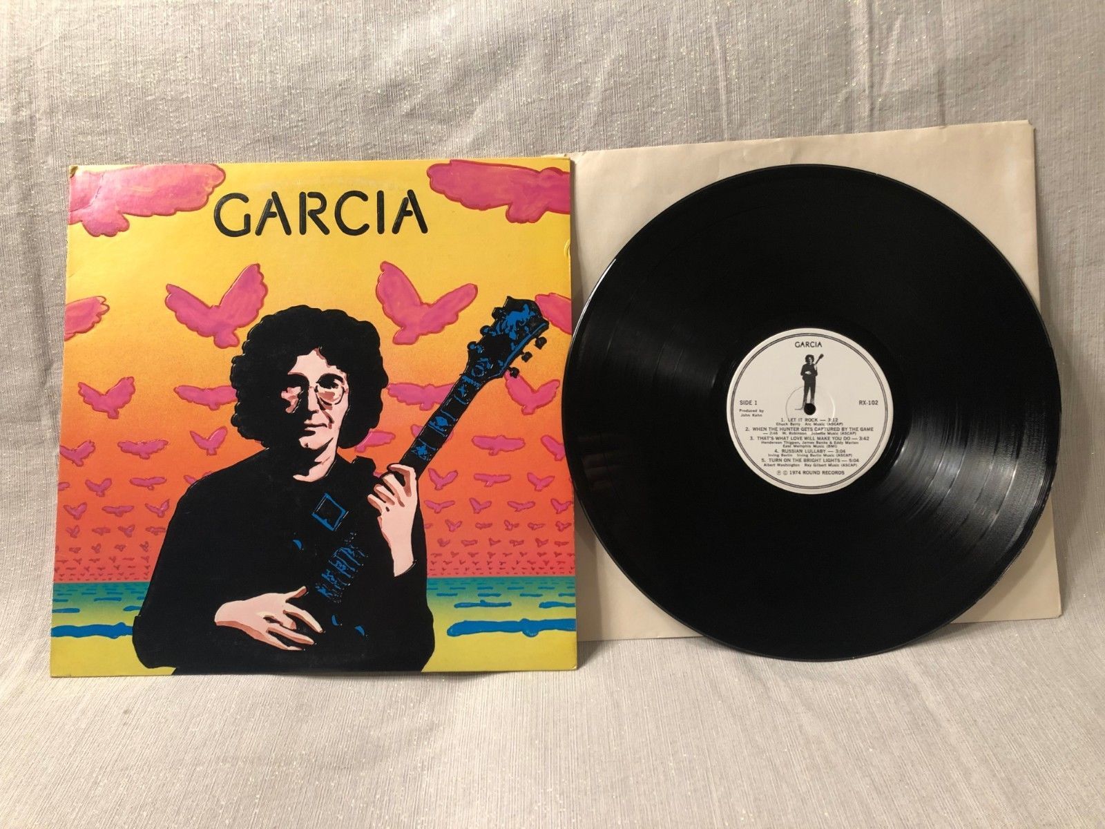 1974 Jerry Garcia Compliments LP Vinyl Album Round Records RX 102 EX/EX ...