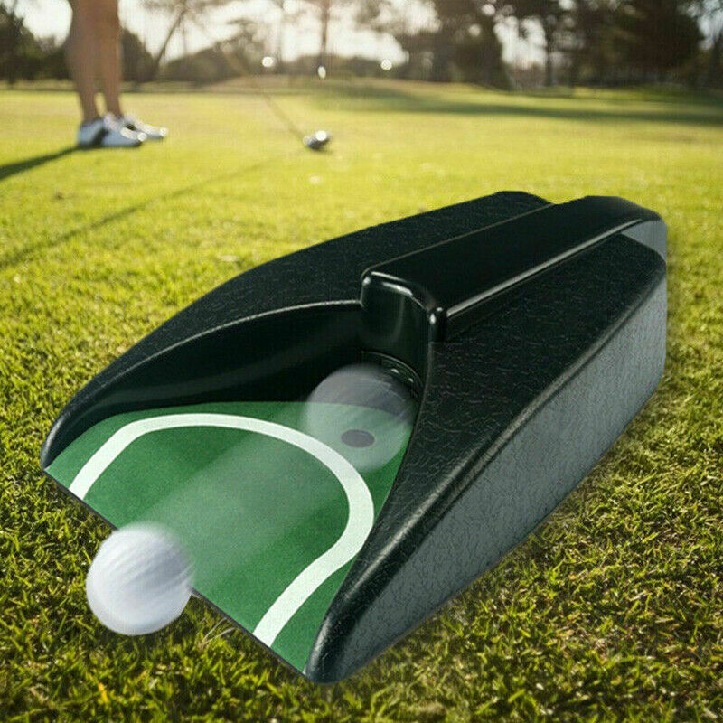 Training Putter Golf Ball Auto Return Device Automatic Ball Retriever