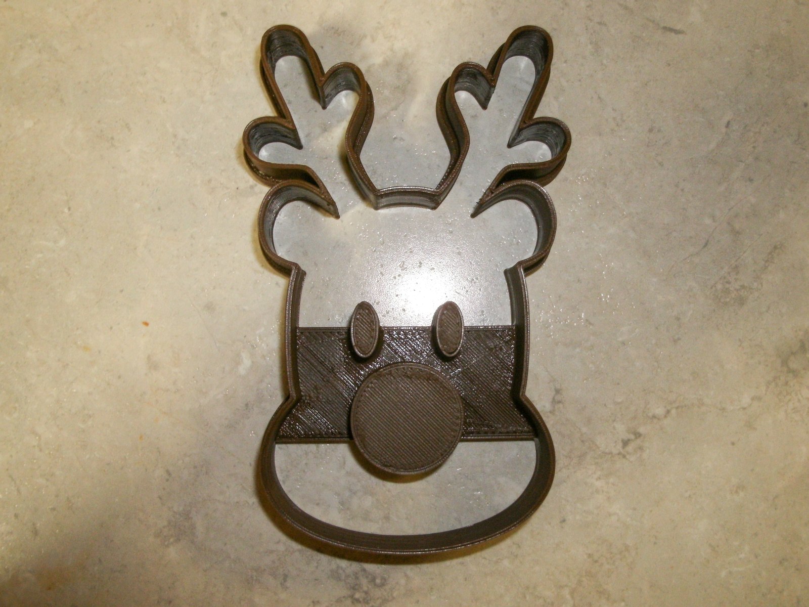 Rudolph Red Nosed Reindeer Sleigh Christmas Cookie Cutter 3d Printed