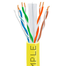 Cmple - Cat6 Cable - 23 AWG, CMR, High Speed Wire Internet Cable, Cat6 CCA Bulk  - $128.99