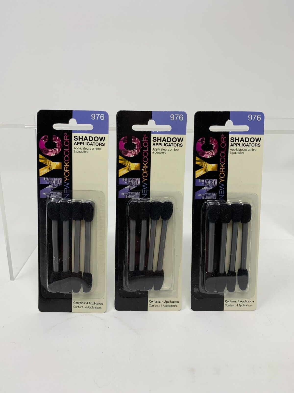 Primary image for 3 Packs Of New York Color Eye Shadow Applicators H976A