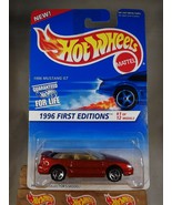 1996 Hot Wheels #378 First Editions 1/12 1996 MUSTANG GT Red w/Chrome 5 ... - $9.85