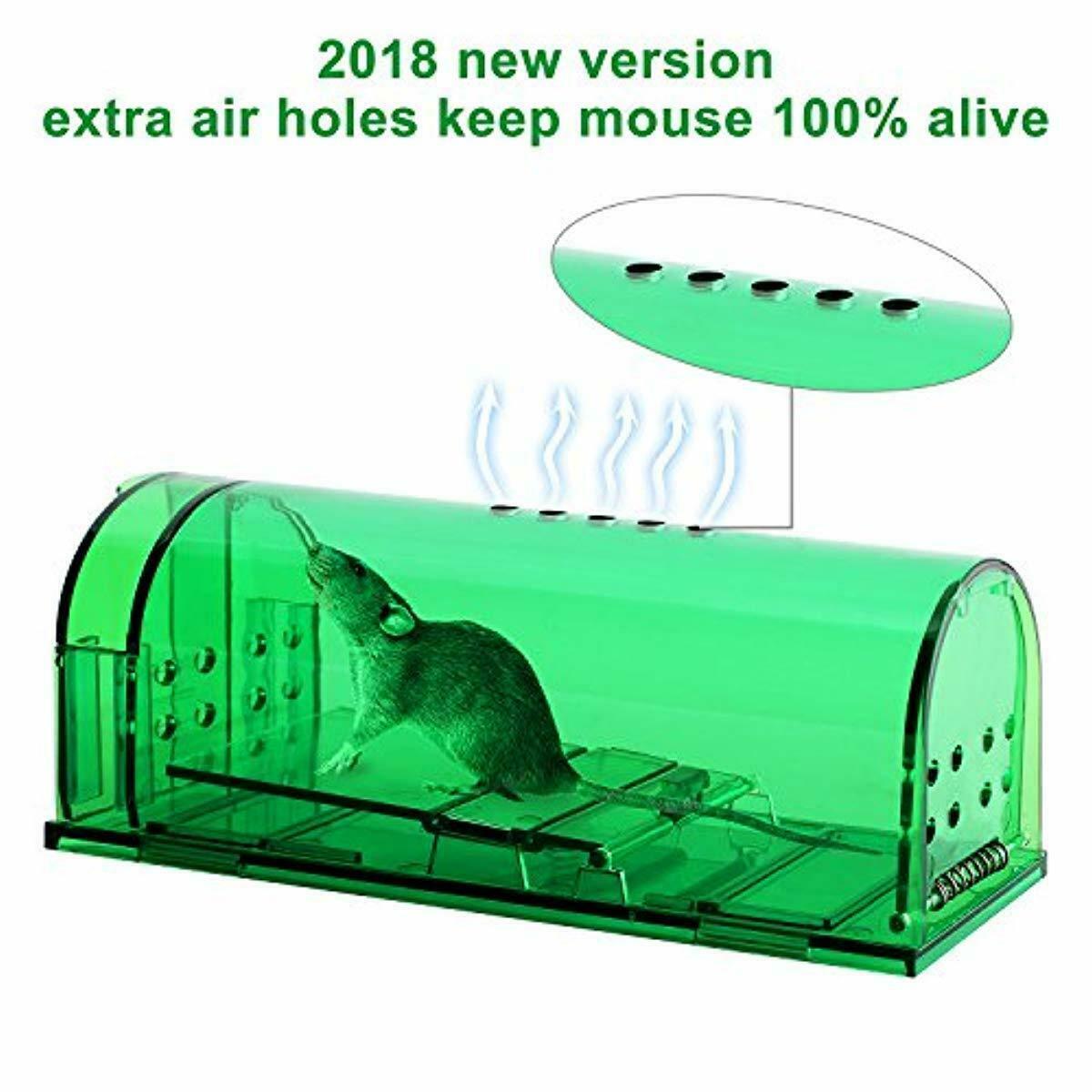 Authenzo 2019 Upgrade Version Humane Mouse Trap Smart No Kill Mouse ...