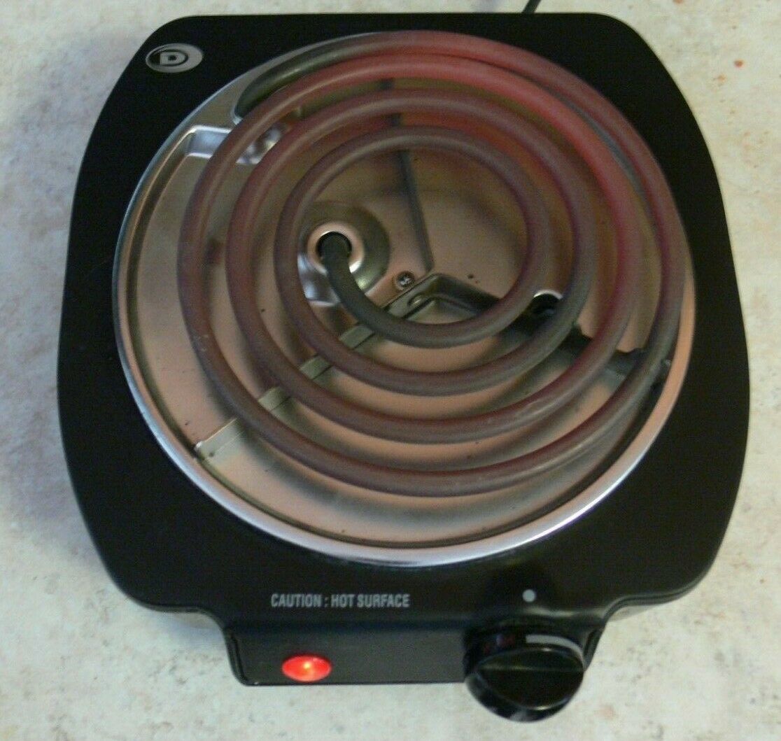 Durabrand Electric Single Burner Hot Plate 1100 Watts SBS110B Gently