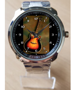 Acoustic Guitar Unique Unisex Trendy Wrist Watch Sporty - $35.00