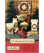 Collection Of Gift Ideas Christmas Holiday Quilt Applique Pattern Vanill... - $8.47