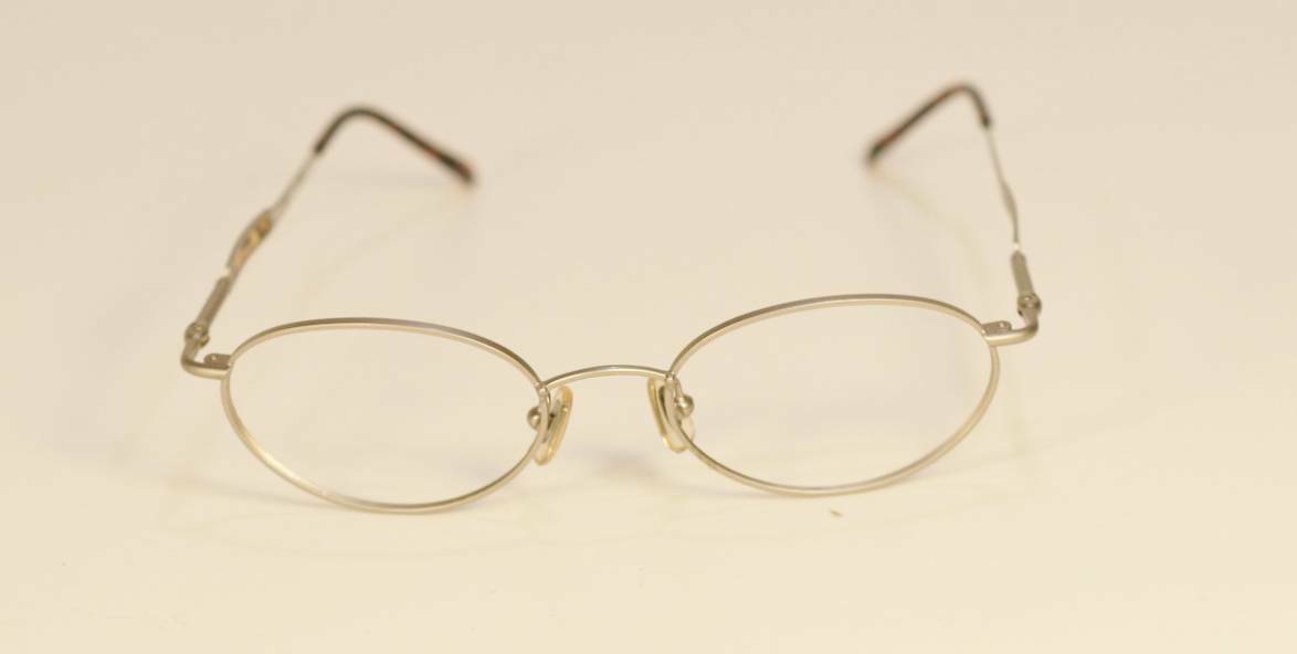 Fossil BARBADOS Silver Metal Eyeglass Frames Designer Style Rx Eyewear ...