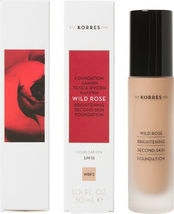 Korres Wild Rose Brigthening Second-Skin Foundation WRF4 30ml - $25.30