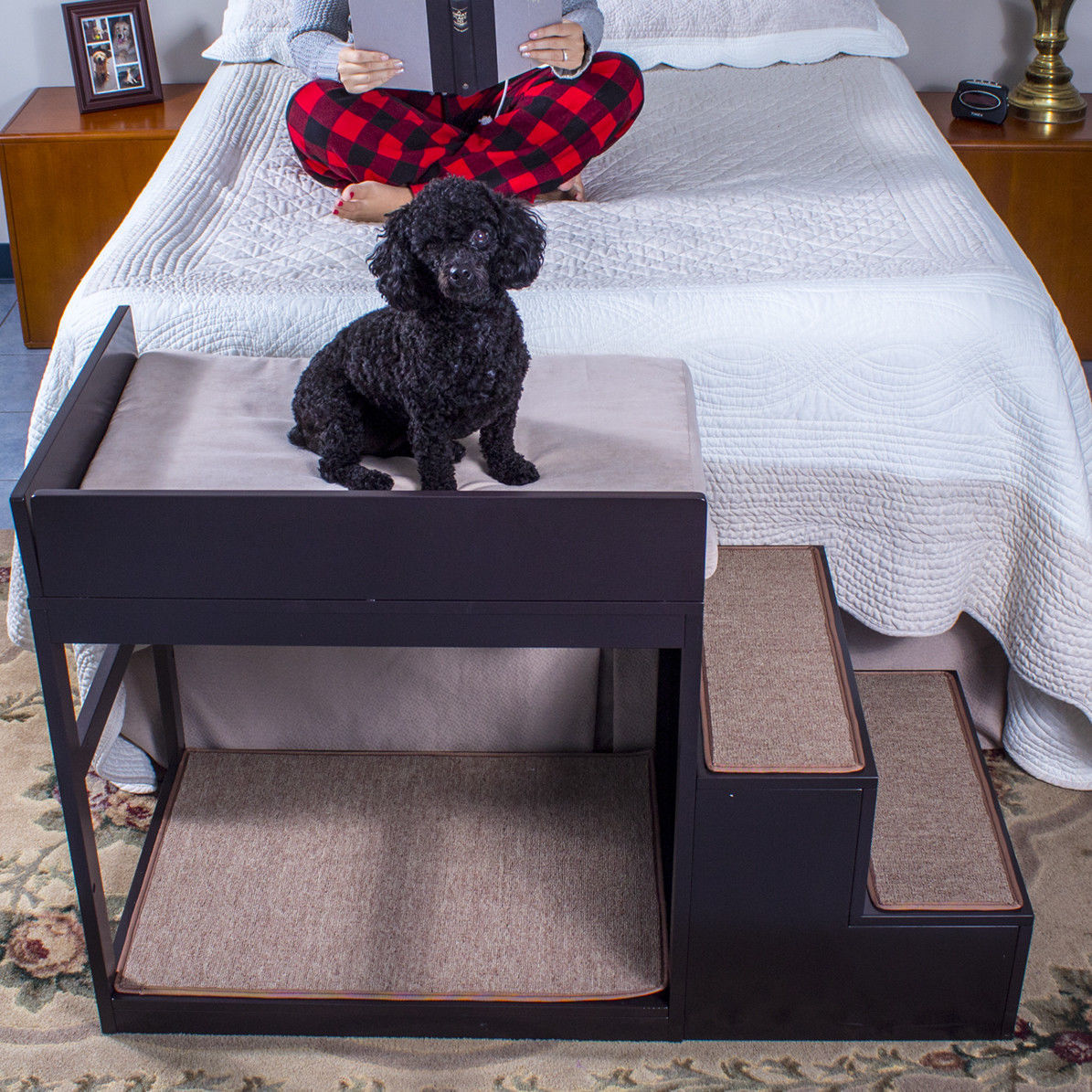 Penn Plax Buddy Bunk MultiLevel Bed and Step System for Dogs and