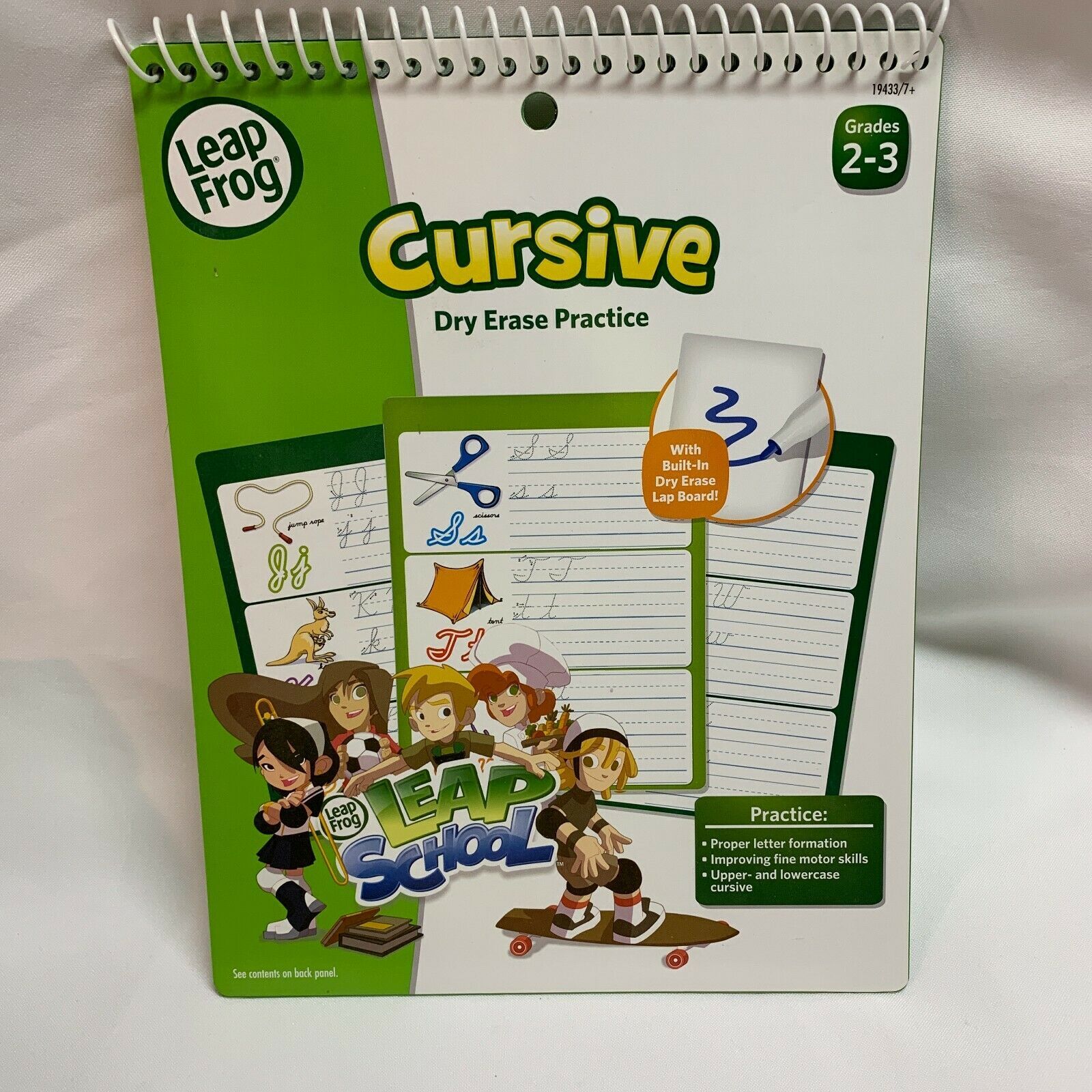 LeapFrog LeapSchool Cursive Dry Erase Practice Workbook for Grades 23 Other Office Pens & Pencils