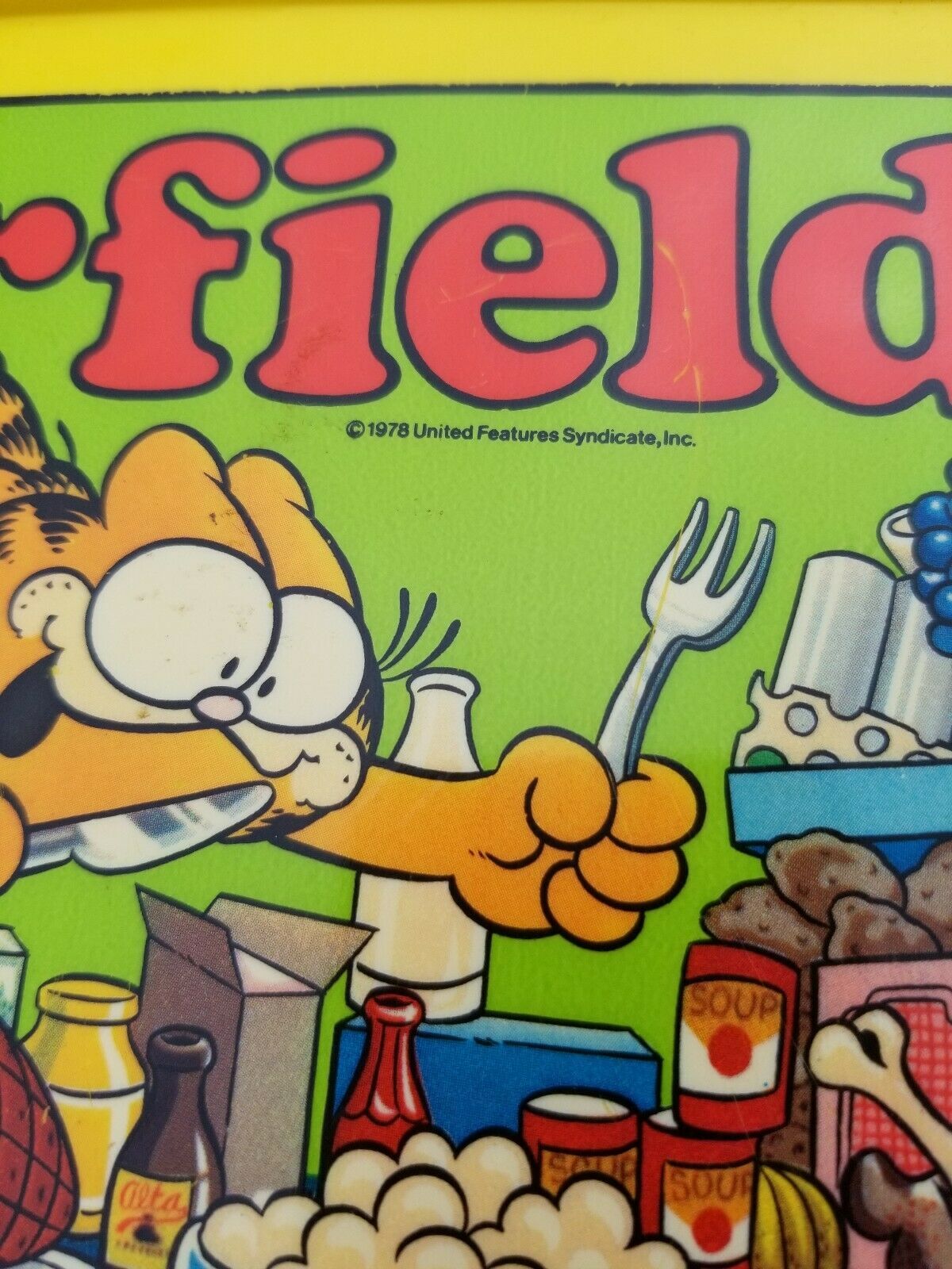 garfield lunch box 1978