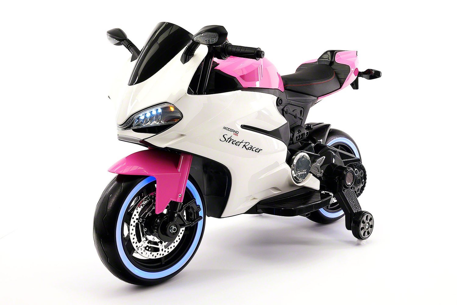 2021 DUCATI RACER STYLE Kids Ride On Car Toy Motorcycle 12V Battery Powered PINK