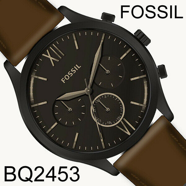 NIB Fossil BQ2453 Fenmore Midsize Multifunction Brown Leather Watch $149 MSRP FS