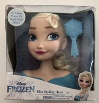 Frozen Disney Elsa Styling Mini Doll Head 7 Inches - $14.95
